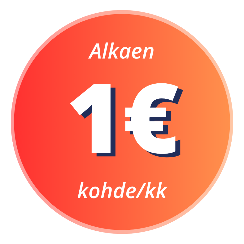 Flatco alkaen 1 €/kohde/kk